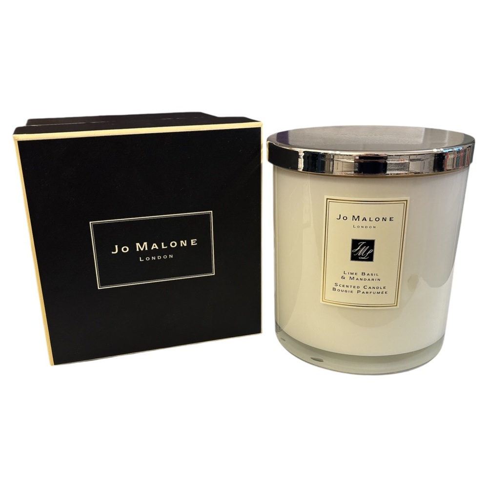 Jo Malone 4-Wick Deluxe Candle Lime Basil Mandarin NIB Rare Luxury